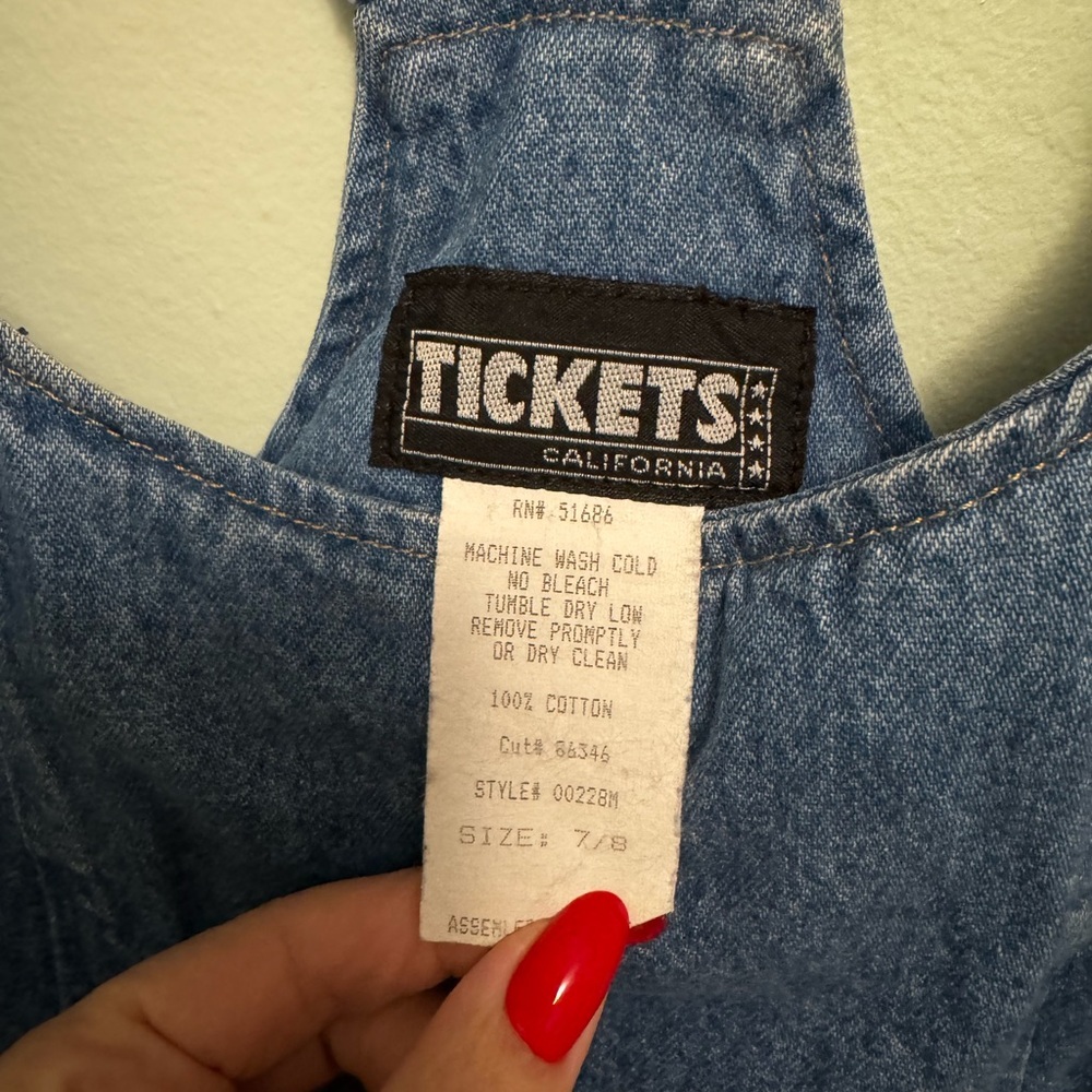 Dark Blue Denim Dress - Picture 5 of 10
